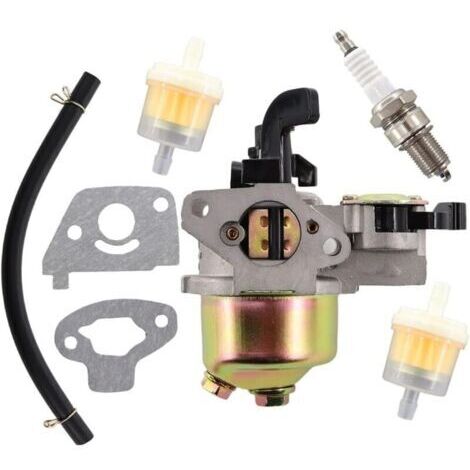 Green Mobility-Filtre à carburant, bougie d'allumage et carburateur  pour moteurs G100, GX100, GXH50, GXH50U, GXH50UT et WX15, pompe à eau WX15, WX15T. Remplace les références 16100-ZM7-G13, 16100-ZM7 (1/4)