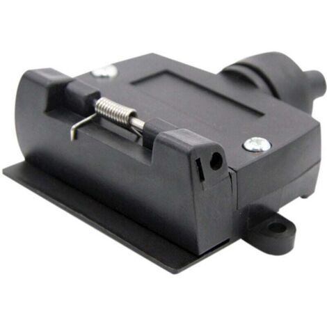 Green Mobility-Connecteur plat étanche 7 broches mâle et femelle 12 V pour remorques, camions, caravanes et camping-cars, embout à visser. (1/4)