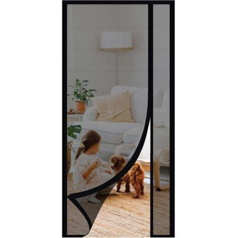 Green Mobility-Moustiquaire pour portes et fenêtres, résistante aux griffures de chat, ouverture latérale magnétique, rideaux en fibre de verre, moustiquaire de balcon, protection contre les insectes (1/4)