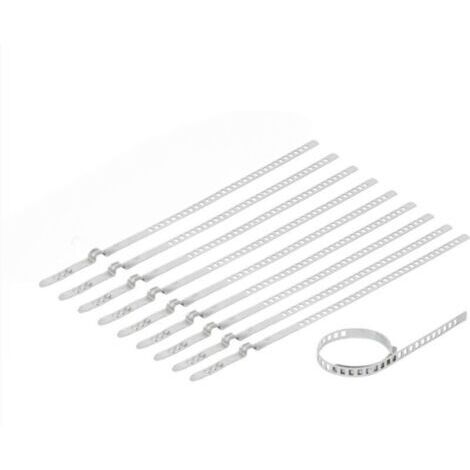 Green Mobility-Kit de 10 colliers de serrage pour tuyaux d'arbre, en acier inoxydable, pour tuyaux d'arrosage, tuyaux flexibles, tuyaux d'eau, hottes de cuisine, machines à laver. (1/4)