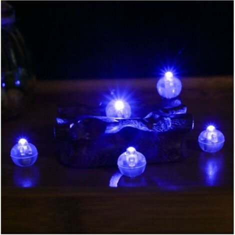 Green Mobility-Lot de 50 guirlandes lumineuses pour ballons, multicolores, petites LED étanches, boules lumineuses rondes pour ballons, œufs de Pâques, fêtes d'anniversaire, mariages, Halloween, décor (1/5)