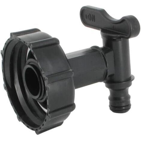 Green Mobility-Raccord S60X6 - Robinet PEHD pour cuve eau 1000 L raccord et autre accessoire pour cuve de récupération d'eau (1/5)