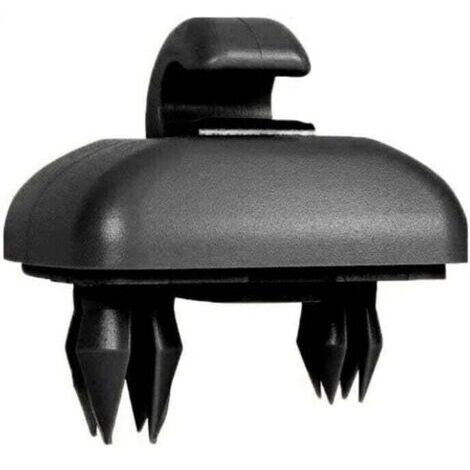 Green Mobility-Reemplazo del soporte del gancho del Clip del parasol del coche para Audi A1 A3 A4 A5 Q3 Q5 (8E0 857 562) A7 B6 B7 B8 S4 S5, negro (1/3)
