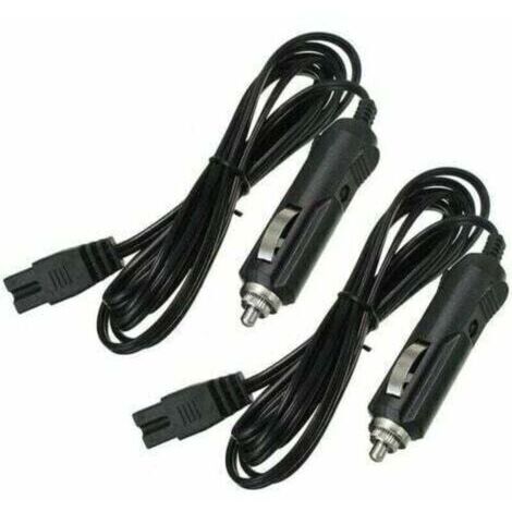 Green Mobility-Câble d'extension de chargeur de voiture 12 V CC de 2 mètres, adapté aux mini-réfrigérateurs et aux allume-cigares, également adapté aux appareils portables et aux réfrigérateurs, 2 bro (1/4)