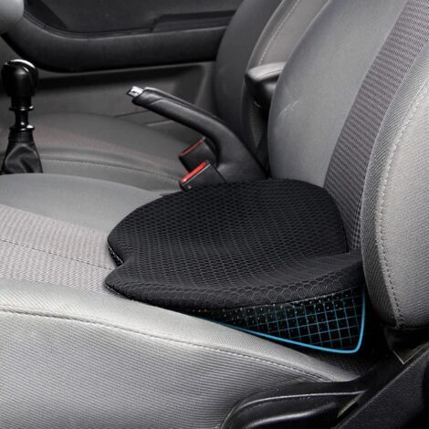 Green Mobility-Coussin de siège de voiture pour conducteur coussin de siège de voiture épais coussin de soulagement de l'inconfort du bas du dos pour toutes les saisons (1/4)