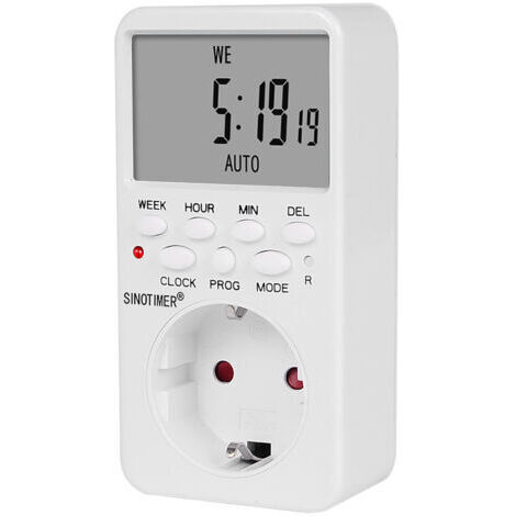 Green Mobility-Prise programmable électronique numérique TM519 avec minuterie 220 V 120 V 7 jours 12/24 heures (1/4)