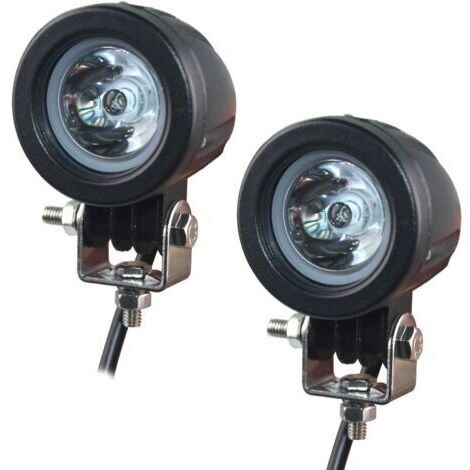 Green Mobility-Phare LED Moto, ERICKSEN-TECH 2inch 10W LED Phares de Travail Projecteur,Phare de Travail à LED, Feux Additionnels Moto, 3600LM 6500K 12V IP68 for ATV, LED Moto (2Pcs) (1/5)