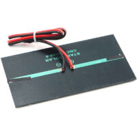 Panneau de colle de production d'énergie solaire 6V1W + 30CM de fil rouge et noir, production de panneaux solaires à monter soi-même (2 pièces)