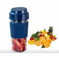 Green Mobility-Portable Blender Cup, USB Electric Juicer Blender, USB Juice Blender, Juicer Blender Cup, Juicer Cup Fruit Blender, USB Portable Blender Blender Bleu