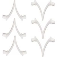 Green Mobility-Pinces papillon pour piscine - Ensemble de 6 pièces, adaptées aux brosses de piscine, aux écumoires, aux aspirateurs, aux mini aspirateurs à jet et aux perches télescopiques.