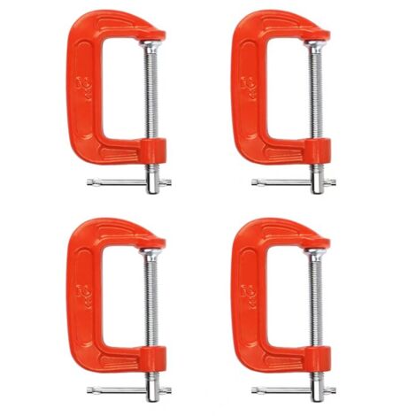 8 Pièces Serre-Joints C 30mm Mini En Acier Inoxydable - Plage De Réglage 0-25mm