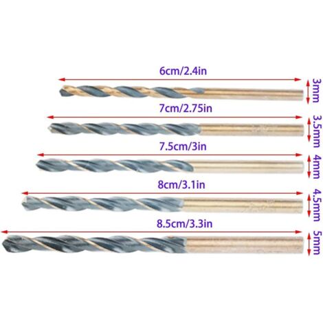 10 Stück 0,3 Mm Spiralbohrer – Mini-Bohrer Mit Geradem Schaft Für Perlen, Holz & Bastelprojekte