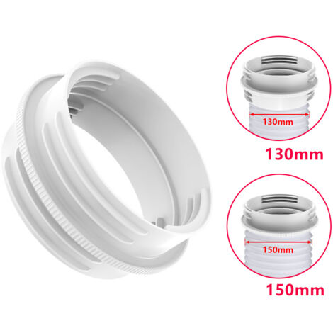 Tragbarer Klimaanlagenschlauch-Abluftschlauchadapter--Interne und externe Schnittstelle für mobile Klimaanlagen(150mm/130mm)