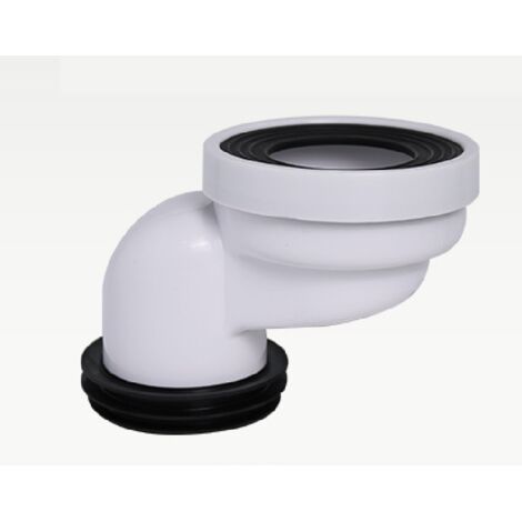 Anschlusstülle für Toilettenschlauch – Exzentrische, gerade Ablauftülle (10 cm)