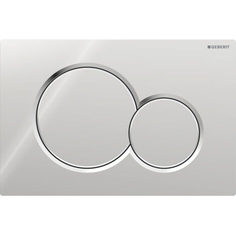 Geberit Sigma01 Betätigungsplatte für 2-Mengen-Spülung: Chrom glänzend (115.770.21.5)