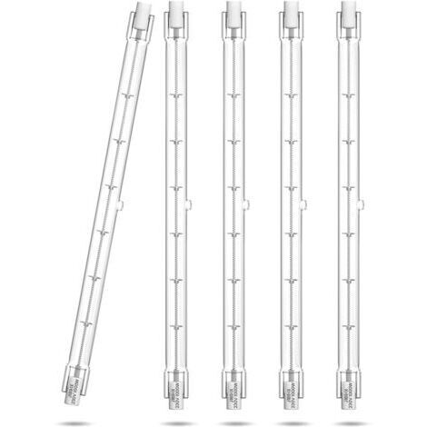 Ampoules Halogènes R7s 189mm 1000W Linéaires 16000 Lumen Blanc Chaud 2800K Ampoule de Type J Dimmable Ampoule Projecteur Linéaire à Double Extrémité pour Plafonniers Éclairage Paysager [Classe énergét