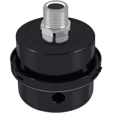 Silencieux de compresseur d'air, silencieux en métal du silencieux du filtre d'aspiration du silencieux，pièces de rechange de filtre de compresseur d'air, accessoires de silencieux de compresseur d'ai