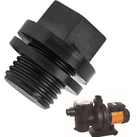 Bouchons de vidange de Piscine Bouchon de Pompe de vidange de Piscine avec Joint torique,Kit de Bouchon de vidange Universel avec pièces de Rechange pour Piscine, Spa