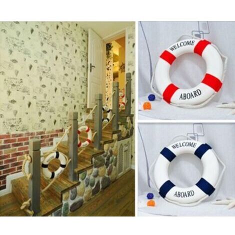 Mini Bouées De Sauvetage Déco – 6 Cm, Lot De 4, Ambiance Marine Pour Plantes, Jardin Ou Fête