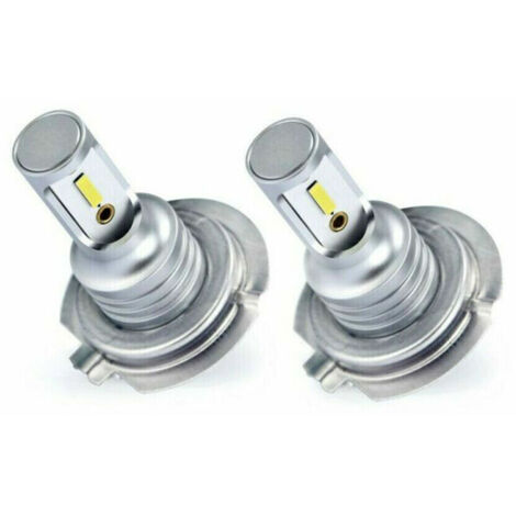 Ulisem Ampoule H7 LED, 1000 LM 6000K Blanc Extrêmement Brillant Phare LED, IP68 Étanche Tout-en-un Kit de Conversion Plug and Play，2 H7 Ampoule 13Treize