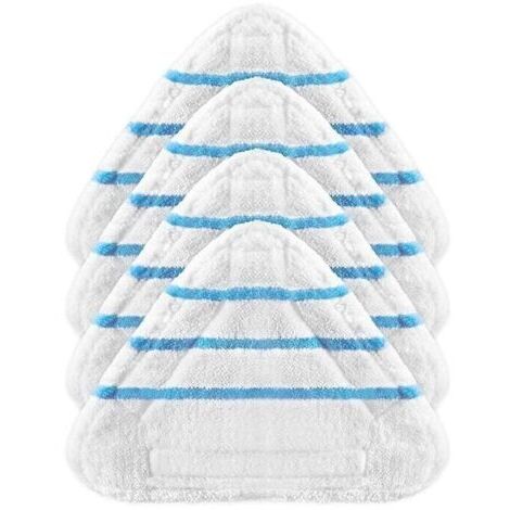 4 Housses Lingettes pour Balai Vapeur Silvercrest Lidl Universel Accessoires pour Nettoyeurs Vapeur