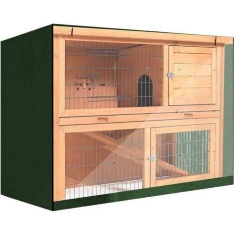 Kdjsic Lapin clapier Couverture Jardin extérieur étanche Petit Animal Caisse UV résistant Animaux de Compagnie [169]