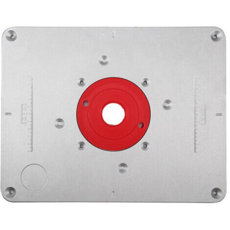 Plaque d'insertion 300mm pour table de défonceuse avec anneau, bricolage menuiserie