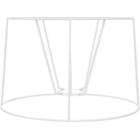 Bardusch-Support abat-jour métal vintage ovale E27 cage protection fil fer anticorrosion anneaux abat-jour décoratifs salon