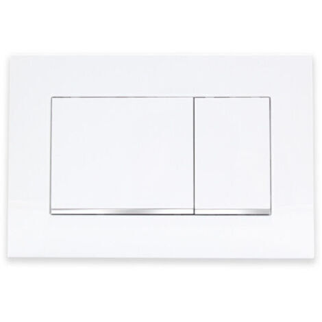 Bardusch-Plaque de déclenchement avec déclencheur de rinçage, plaque de déclenchement WC compatible avec Geberit Sigma 30, plastique ABS pour plus de durabilité et de durabilité, installation facile