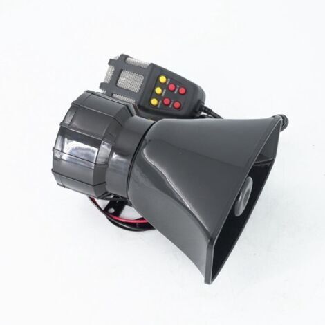 Klaxon Puissant 300dB pour Voiture Camionnette - Sirène de Sécurité