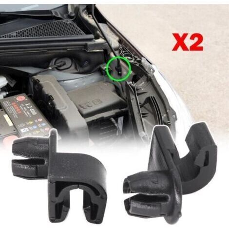 2x Pour Citroen Berlingo C3 C4 C-Elysée Pour Peugeot 2008 208 301 308 Partenaire Capot capot Prod Rod Support séjour clips 792843