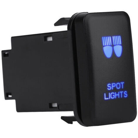 Interrupteur à bascule LED bleu 12V pour Toyota Hilux Landcruiser - Éclairage auxiliaire