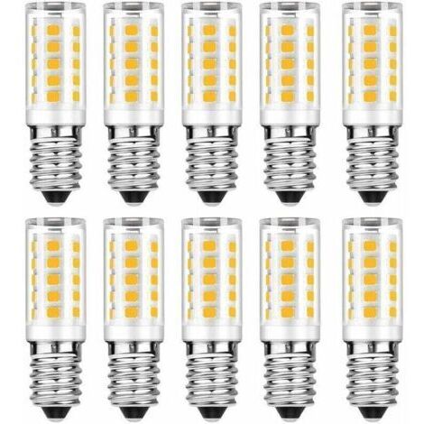 Lot de 10 Ampoule LED E14 - Blanc Chaud 3000K - 5W Equivaut à Ampoule Incandescente 50W - 500LM Non-Dimmable