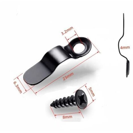 Lot de 100 boutons rotatifs pour cadre photo, clips de fixation pour cadre photo, clips de fixation avec vis, clips de support pour accrocher des photos