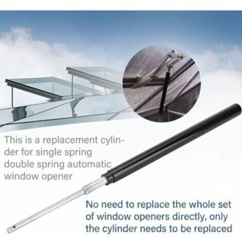 Vérin pour Serre, Hautement Sensibles Vérin Serre Automatique Ressorts Simples ou Doubles pour Ouvreurs de Fenêtres Automatiques Accessoires (Accessoires)
