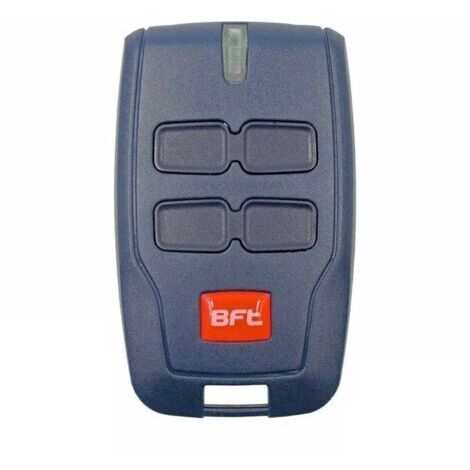 Lot de 2 télécommandes de porte de garage BFT 4 canaux pour portail électrique BFT Mitto 2, 4 boutons, 12 V, 433 MHz