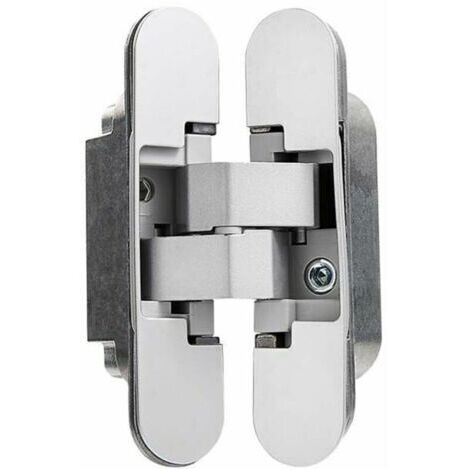 Charnière Invisible pour Portes Lourdes Lot de 2 (Charge 40 kg, Ouverture 180o)