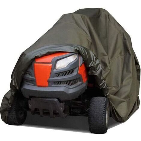Housse Tondeuse Autoportée,Housse Tracteur Tondeuse Oxford 210D Housse De Protection Imperméable pour Tondeuse à Gazon Universell Housse De Protection pour Tondeuse Bache pour Tondeuse- 183x112x109CM
