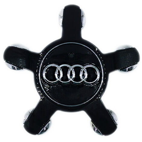 Caches de moyeu de roue pour Audi A3 A4L A5 A6L A8L Q3 Q5 – Diamètre 135mm – Couleur noir – Protection contre saleté et intempéries
