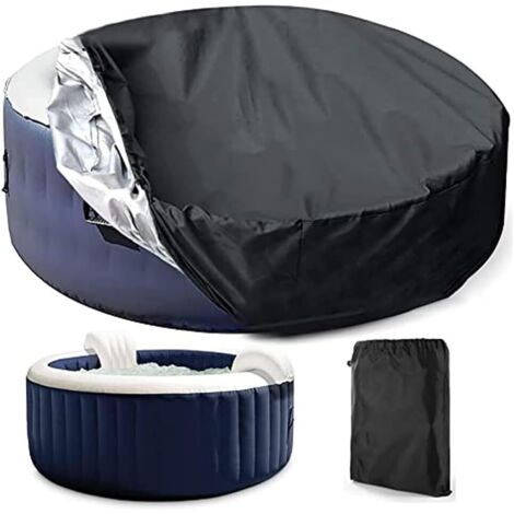 Rapanda – Bâche de piscine gonflable 210x90cm – Tissu Oxford 210D imperméable – Protection contre débris et intempéries – Compatible hors sol