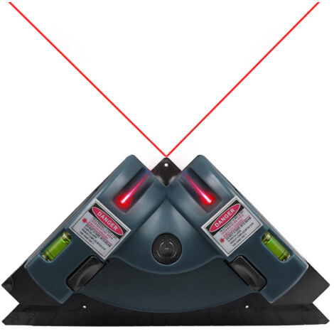 Tonysa – Niveau laser à projection à angle droit – Laser infrarouge avec portée 7m – Boîtier plastique durable – Pour pose de carrelage