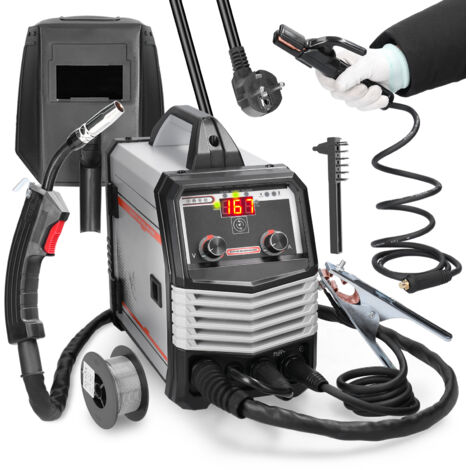 TONYSA Poste à Souder, 300A 220V IGBT 4 en 1 MIG、MMA、MAG、TIG-160C, Poste de Soudage Portable