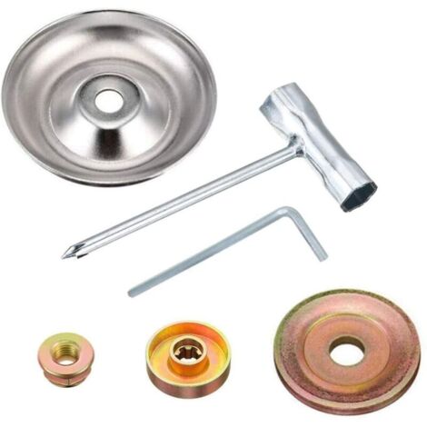 Kit d'adaptateur de lame de coupe-herbe pour débroussailleuse à arbre droit, débroussailleuse, désherbeur, tondeuse à gazon
