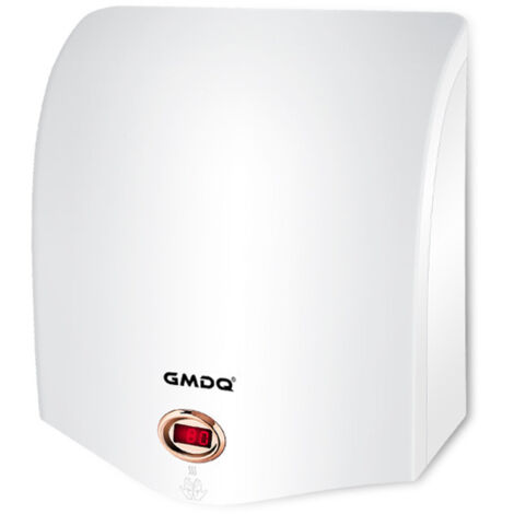 Largeight – Sèche-mains automatique 1000W – Détection infrarouge – Temps de séchage 12s – Installation murale – Coque ABS résistante à la corrosion