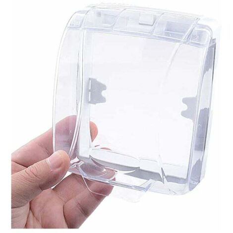 Couvercle Étanche pour Bouton de Sonnette, Housse de Protection Transparente, Protection Sonnette Exterieur Pluie