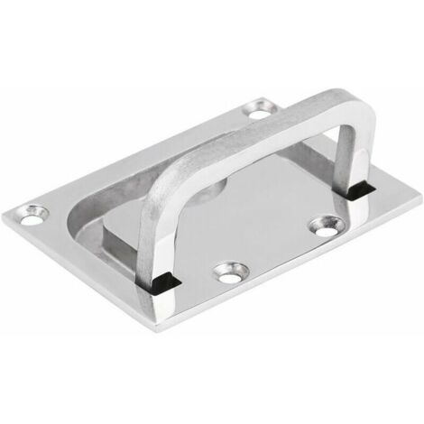 Boucle de plancher en acier inoxydable 316, boucle de pont marine, poignée de trappe, poignée de RV (7657mm)
