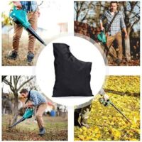 Sac De Collecte Pour Souffleur De Feuilles 63x45cm - Remplacement Oxford Imperméable Noir