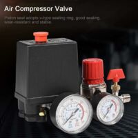 Vanne de Commande de Pressostat, Vanne de Commutation de Réduction de Compresseur D'air à 4 Voies pour Pièces 90 120 PSI