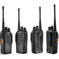 Nestling Lot De 2 Talkies-Walkies Rechargeables 16 Canaux - Portée 1-3 Km - Batterie 1500mAh - Parfait Pour Camping, Randonnée Et Chantier