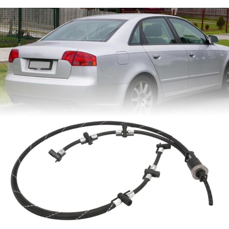 Tube Retour d'injecteur Carburant D'huile A4 7L Noir Plastique (1/5)